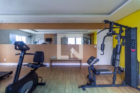 Área comum - Academia de apartamento para alugar com 1 quarto, 35m² em Jardim Ibitirama, São Paulo