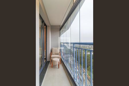 Varanda de apartamento para alugar com 1 quarto, 33m² em Santo Amaro, São Paulo