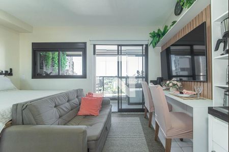 Sala de kitnet/studio para alugar com 1 quarto, 27m² em Jardim das Acacias, São Paulo