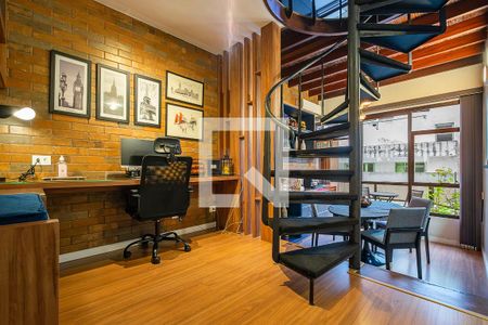 Sala/Cozinha de apartamento para alugar com 1 quarto, 60m² em Cerqueira César, São Paulo