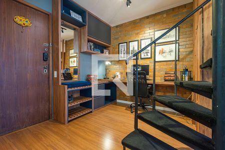 Sala/Cozinha de apartamento para alugar com 1 quarto, 60m² em Cerqueira César, São Paulo