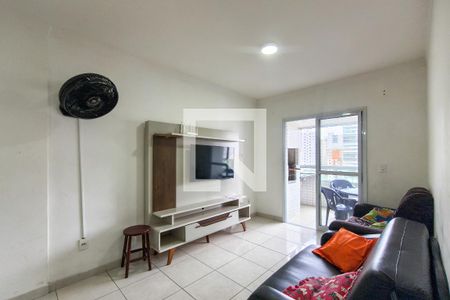 Sala de apartamento para alugar com 2 quartos, 92m² em Guilhermina, Praia Grande