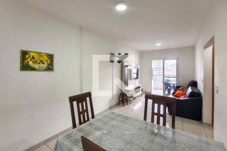 Sala de apartamento para alugar com 2 quartos, 92m² em Guilhermina, Praia Grande