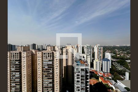 Vista Sacada Sala de apartamento à venda com 2 quartos, 66m² em Santo Amaro, São Paulo