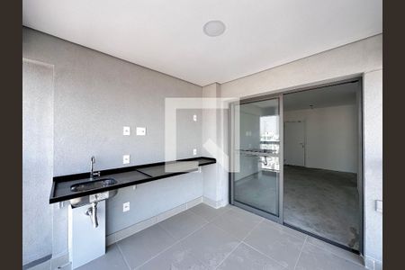 Sacada Sala de apartamento à venda com 2 quartos, 66m² em Santo Amaro, São Paulo