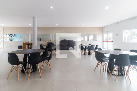Área comum - Salão de festas de kitnet/studio para alugar com 1 quarto, 26m² em Botujuru, Mogi das Cruzes
