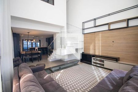 Sala de casa de condomínio para alugar com 3 quartos, 200m² em Campo Comprido, Curitiba