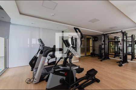 Studio para alugar com 23m², 1 quarto e sem vaga Studio para alugar com 23m², 1 quarto e sem vagaÁrea comum - Academia