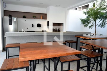 Studio à venda com 30m², 1 quarto e sem vagaChurrasqueira