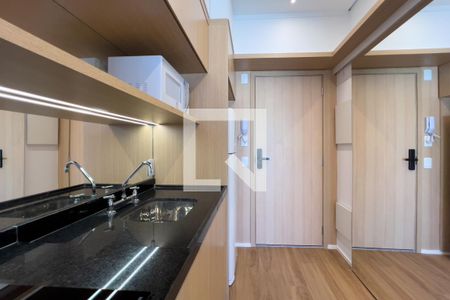 Cozinha de kitnet/studio para alugar com 1 quarto, 30m² em Vila Mariana, São Paulo