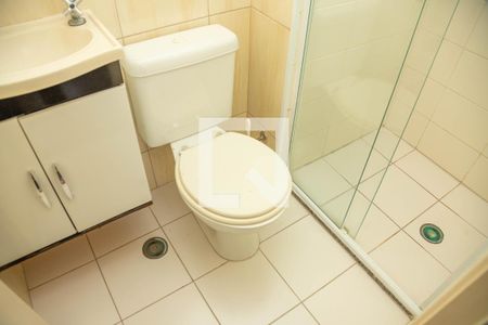 Apartamento à venda com 62m², 3 quartos e 2 vagasBanheiro da suíte 