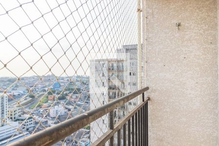 Varanda da sala  de apartamento à venda com 3 quartos, 62m² em Centro, Diadema