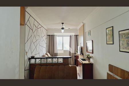 Sala  de apartamento para alugar com 1 quarto, 48m² em Aviação, Praia Grande