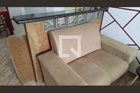 Detalhe da sala  de apartamento para alugar com 1 quarto, 48m² em Aviação, Praia Grande