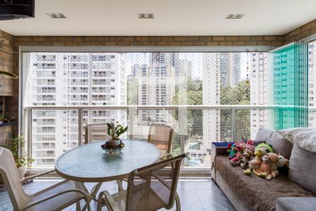 Sala de apartamento à venda com 3 quartos, 106m² em Vila Andrade, São Paulo