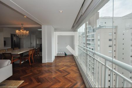 Varanda de apartamento à venda com 2 quartos, 110m² em Jardim Monte Kemel, São Paulo