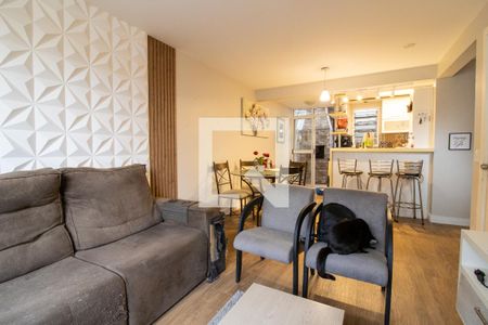 Sala de casa de condomínio à venda com 3 quartos, 120m² em Jardim Itu, Porto Alegre