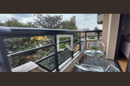Varanda Sala de apartamento à venda com 4 quartos, 143m² em Vila Guiomar, Santo André