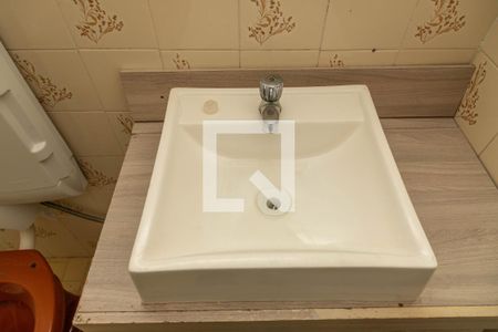 Banheiro  de kitnet/studio para alugar com 1 quarto, 32m² em Taboão, São Bernardo do Campo