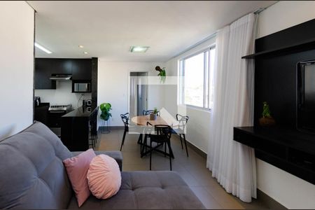 Sala de apartamento para alugar com 2 quartos, 64m² em Jardim América, Belo Horizonte