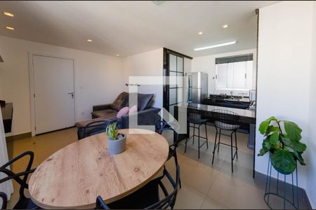 Sala de apartamento para alugar com 2 quartos, 64m² em Jardim América, Belo Horizonte