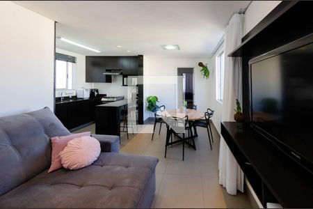 Sala de apartamento para alugar com 2 quartos, 64m² em Jardim América, Belo Horizonte