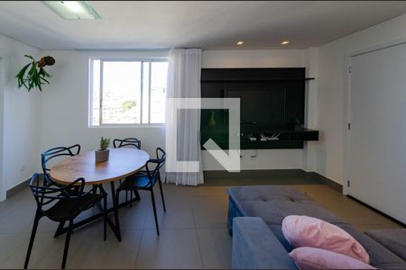 Sala de apartamento para alugar com 2 quartos, 64m² em Jardim América, Belo Horizonte