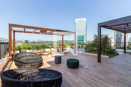 Área comum - Rooftop de apartamento para alugar com 1 quarto, 29m² em Pinheiros, São Paulo