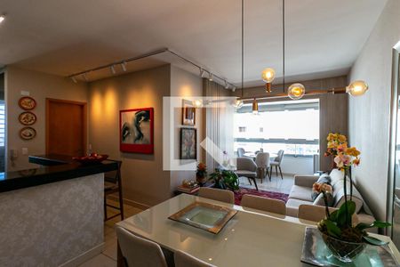 Sala de apartamento à venda com 3 quartos, 88m² em Vila da Serra, Nova Lima