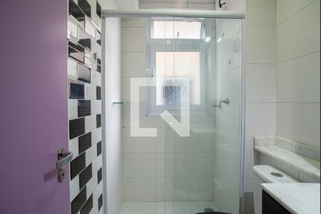 Banheiro de kitnet/studio para alugar com 1 quarto, 27m² em Consolação, São Paulo