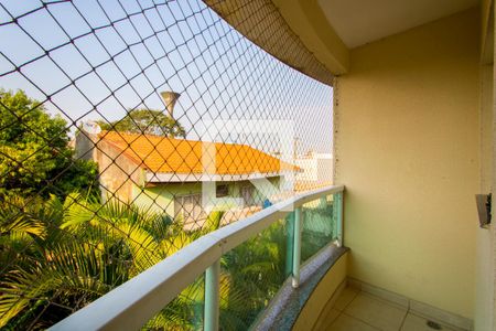 Varanda da sala de apartamento à venda com 3 quartos, 174m² em Vila Pires, Santo André