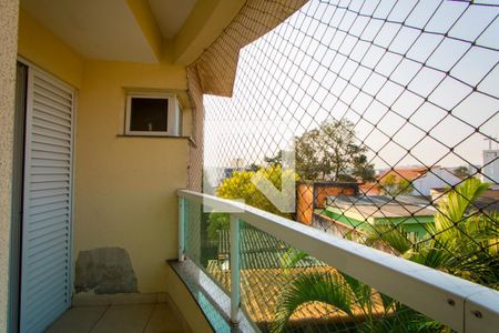Varanda da sala de apartamento à venda com 3 quartos, 174m² em Vila Pires, Santo André