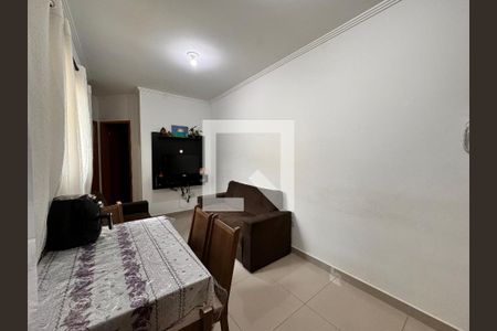 Sala de apartamento à venda com 3 quartos, 89m² em Vila Humaita, Santo André