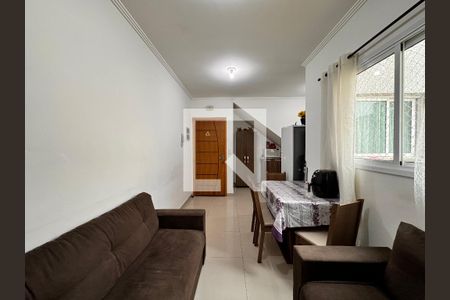 Sala de apartamento à venda com 3 quartos, 89m² em Vila Humaita, Santo André