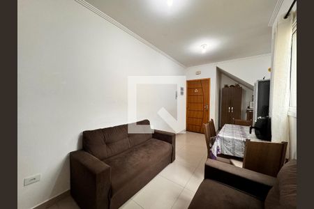 Sala de apartamento à venda com 3 quartos, 89m² em Vila Humaita, Santo André