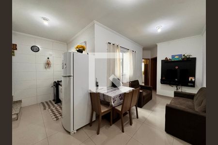 Sala de apartamento à venda com 3 quartos, 89m² em Vila Humaita, Santo André