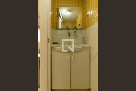 Apartamento à venda com 52m², 2 quartos e 1 vagaDetalhe do lavabo