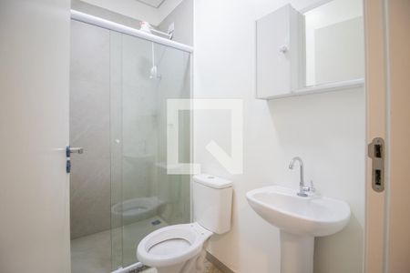 Banheiro de kitnet/studio para alugar com 1 quarto, 22m² em Vila Antonio, São Paulo