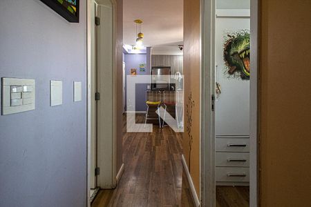 corredor para os comodos de apartamento para alugar com 2 quartos, 67m² em Sacomã, São Paulo