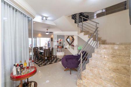 Sala de casa de condomínio à venda com 4 quartos, 570m² em Swiss Park, Campinas