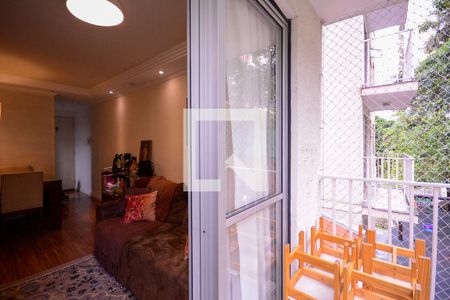 Sala - Varanda de apartamento para alugar com 2 quartos, 50m² em Jardim São Savério, São Paulo