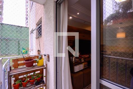 Sala - Varanda de apartamento para alugar com 2 quartos, 50m² em Jardim São Savério, São Paulo