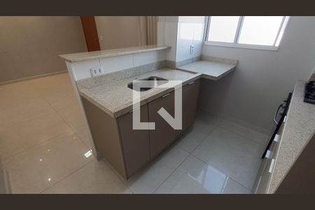 Cozinha de apartamento para alugar com 2 quartos, 42m² em Jardim Guarujá, Sorocaba
