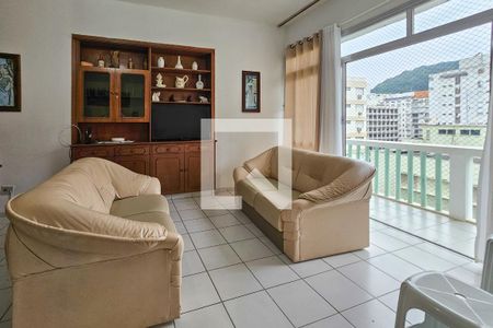 Sala de apartamento para alugar com 4 quartos, 163m² em Vila Maia, Guarujá