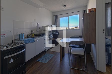 sala e cozinha compartilhadas_1 de apartamento para alugar com 1 quarto, 25m² em Jardim Santa Emilia, São Paulo