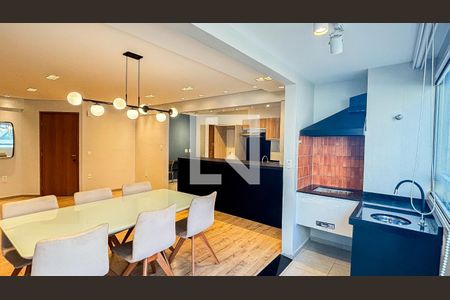 Apartamento para alugar com 108m², 3 quartos e 2 vagasSala - Sala de Jantar - Varanda Gourmet