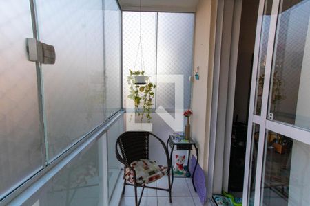 Varanda da sala de apartamento à venda com 2 quartos, 70m² em Icaraí, Niterói