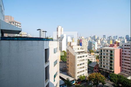 Vista da Varanda da Sala/Quarto de kitnet/studio para alugar com 1 quarto, 26m² em Bela Vista, São Paulo