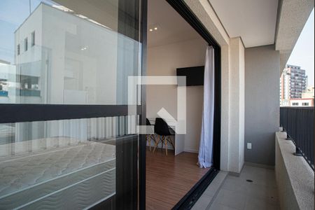 Varanda da Sala/Quarto de kitnet/studio para alugar com 1 quarto, 26m² em Bela Vista, São Paulo
