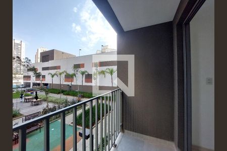 Varanda da Sala de apartamento para alugar com 2 quartos, 46m² em Jardim Marajoara, São Paulo